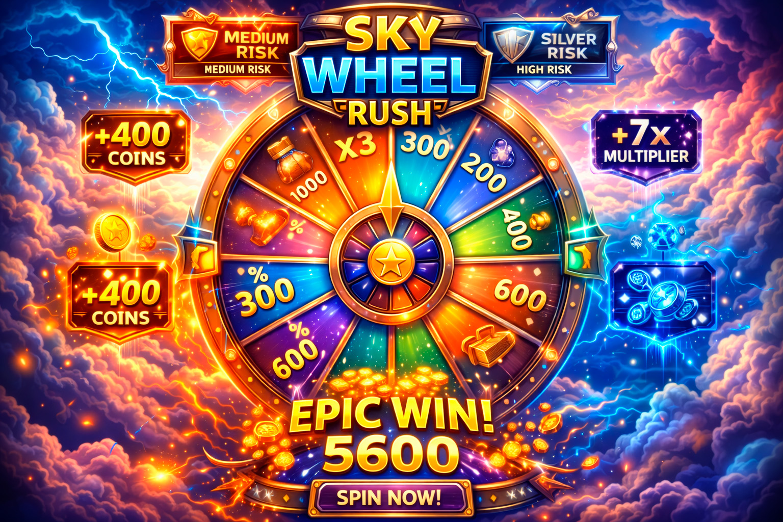 Sky Wheel Rush game preview